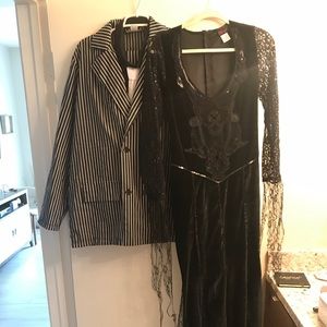 Morticia and Gomez Halloween Costume!